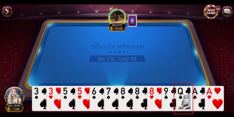 Các cách kết hợp bài hợp lệ trong game bài tiến lên
